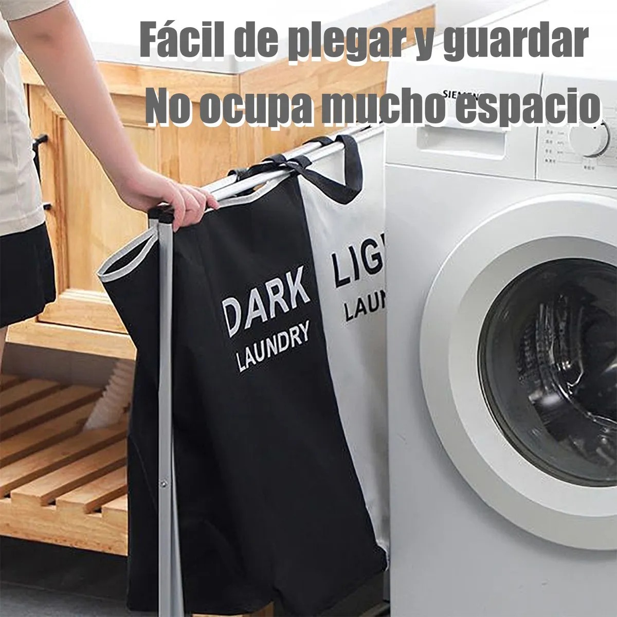 CESTA DE ROPA SUCIA 3 DIVISIONES